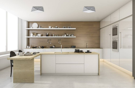 Ceiling lamp HEXA 45 CEKIN + 3x LED Bulb E27 4000K Cool White 7.5W 650lm