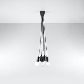 Pendant lamp DIEGO 5 black