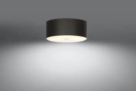 Ceiling lamp SKALA 30 black + 3x LED bulb E27 3000K Warm 7.5W 620lm