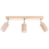 Ceiling lamp BERG 3 natural wood