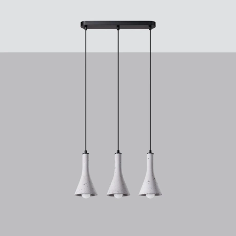 Pendant lamp REA 3L concrete