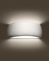 Wall lamp painted PONTIUS white gloss + 1x LED bulb G9 3000K Warm 4.5W 510lm