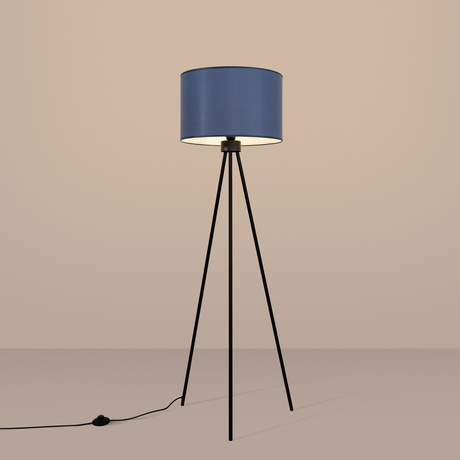 Floor lamp NEVIA navy