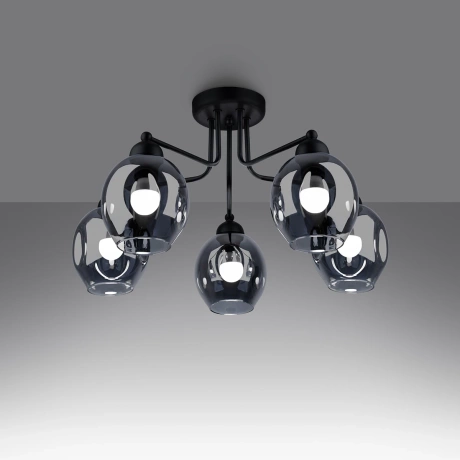 Chandelier FILLAN 5 black