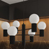 Chandelier HALO 6 black