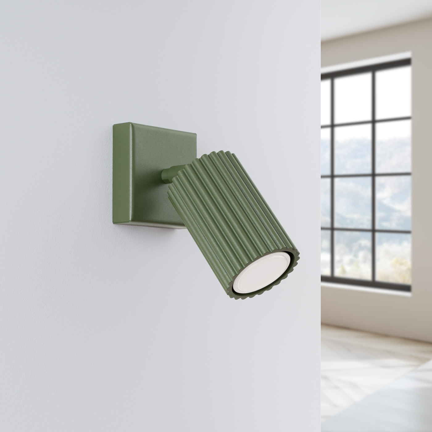 Wall lamp KARBON olive green