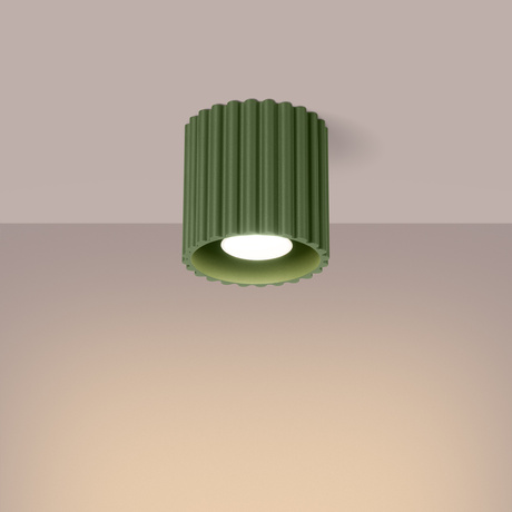 Ceiling lamp AURA 1 olive green GU10