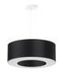 Chandelier SATURNO 50 black + 5x LED Bulb E27 3000K Warm 7.5W 620lm