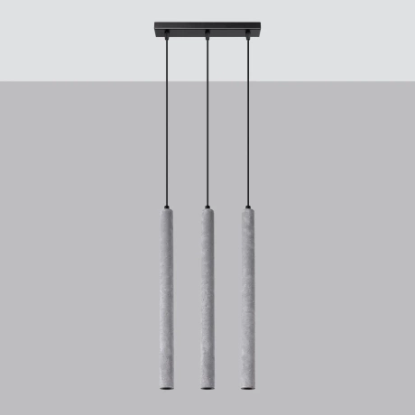 Pendant lamp PASTELO 3L concrete