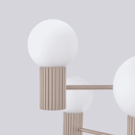 Chandelier HALO 6 taupe