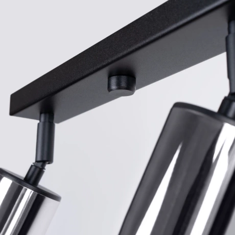 Ceiling lamp WINX 4L black/chrome