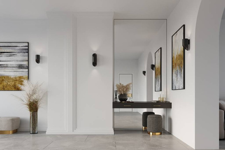 Wall lamp PENNE 20 in black + 1x LED Bulb G9 4000K Cool White 4.5W 530lm