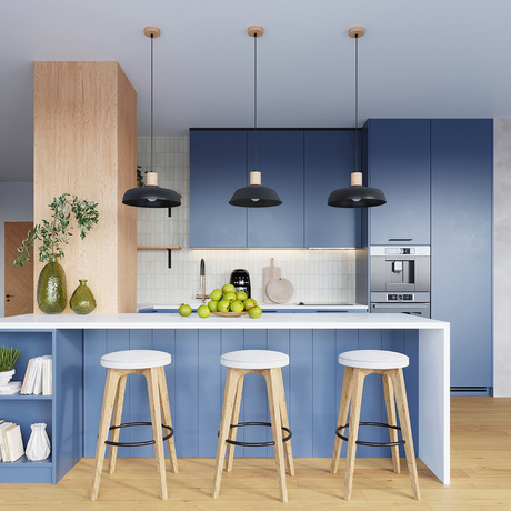 Pendant lamp FANO black + 1x LED Bulb E27 4000K Cool White 7.5W 690lm