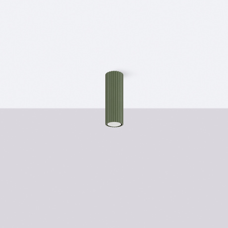 Ceiling lamp KARBON 20 olive green