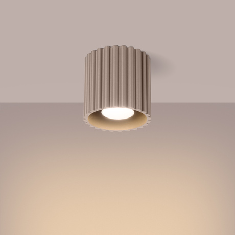 Ceiling lamp AURA 1 taupe GU10