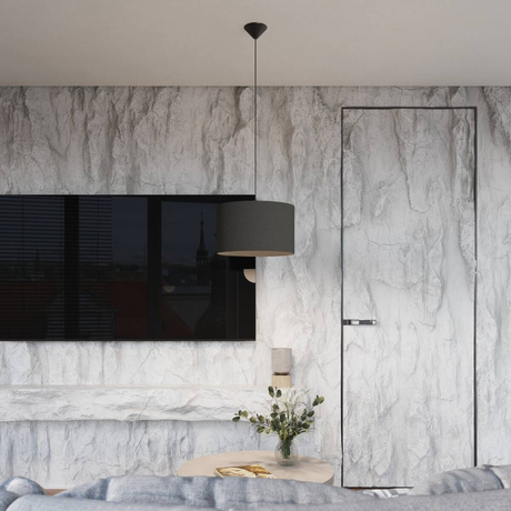 Pendant lamp NOVA 30 black + 1x LED Bulb E27 3000K Warm 7.5W 620lm