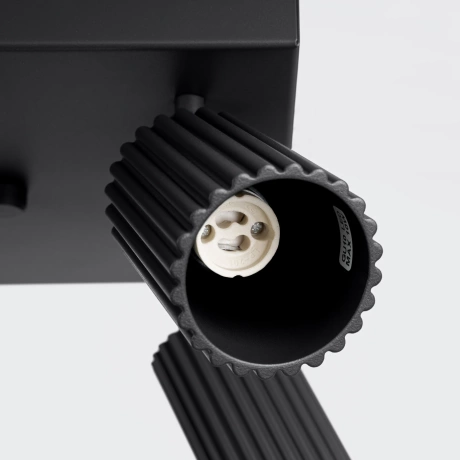 Ceiling lamp KARBON 4 black