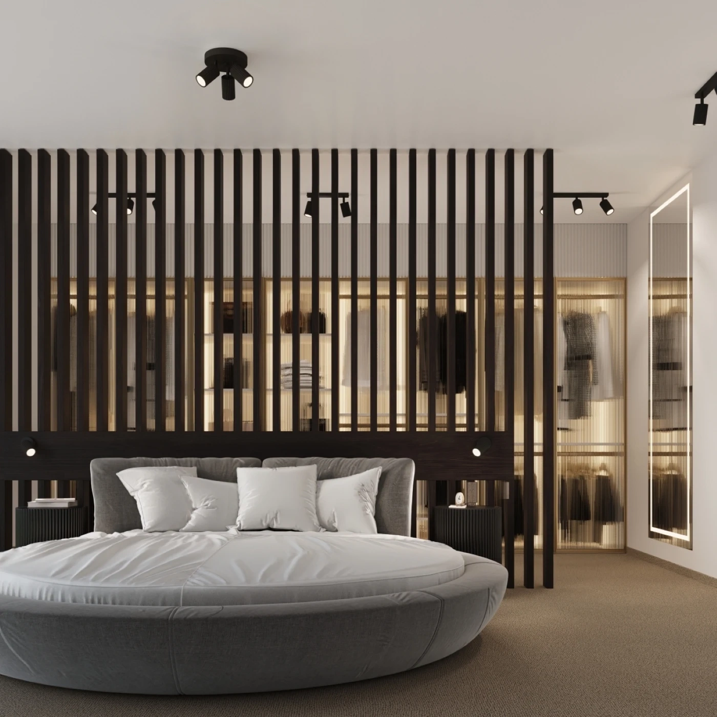 Wall lamp KARBON black