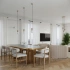 Pendant lamp HALO 3P taupe