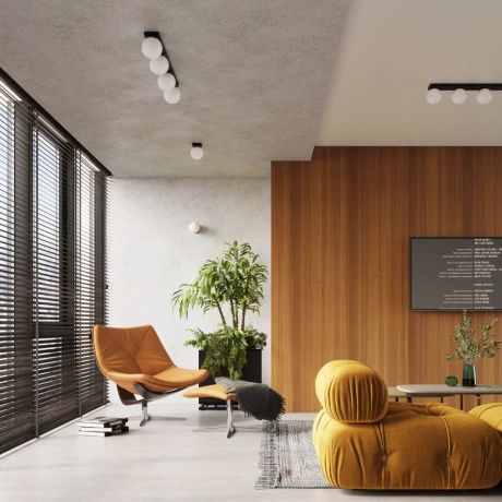 Wall lamp YOLI 1 black