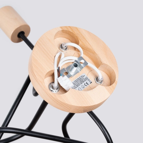 Chandelier EMBER 3 schwarz