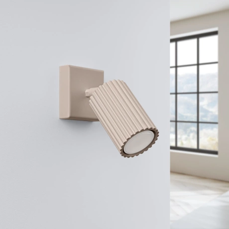 Wall lamp KARBON 20 taupe