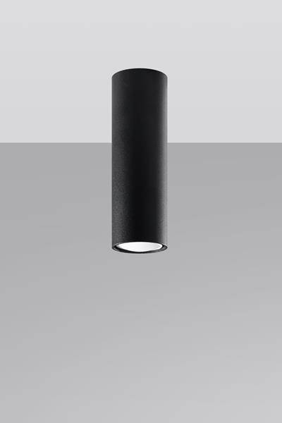 Ceiling lamp LAGOS 20 black + 1x LED Bulb GU-10 3000K Warm 7W 620lm