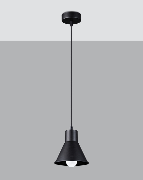 Hanging lamp TALEJA 1 black [E27 + 1x LED bulb E27 3000K Warm 7,5W 620lm.