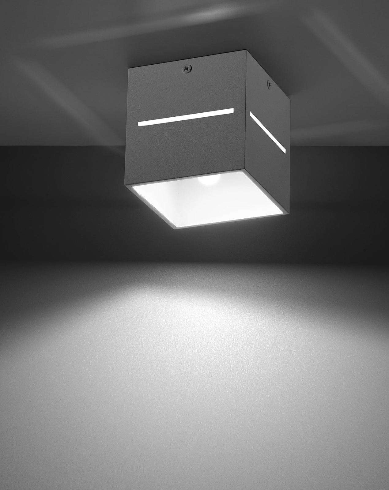 Ceiling lamp LOBO white + 1x LED Bulb G9 3000K Warm 4.5W 510lm