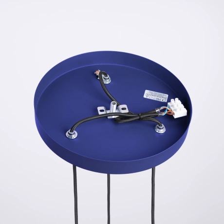 Pendant lamp HALO 3P ultramarine