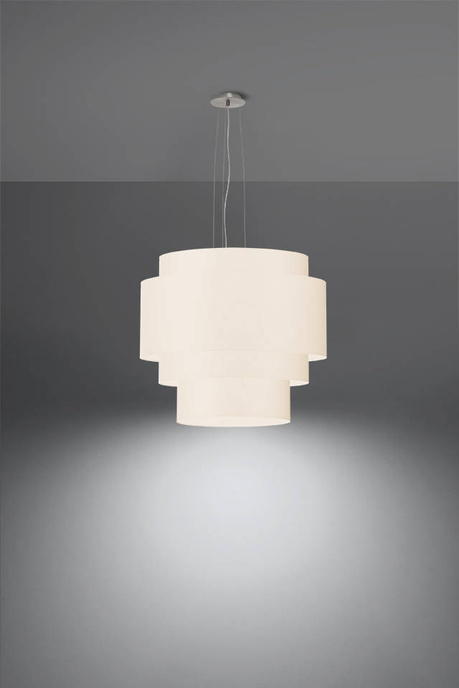 Chandelier REFLEXION 50 white + 5x LED Bulb E27 3000K Warm 7.5W 620lm