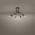 Chandelier SUPEŁ 5 chrome + 5X LED Bulb E27 3000K 7W 760lm