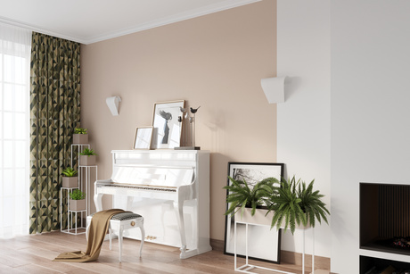 Wall lamp CLINO 2 + 2x LED Light Bulb E27 4000K Cool White 7.5W 650lm