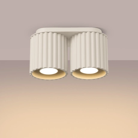 Ceiling lamp AURA 2 beige GU10