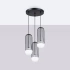 Pendant lamp BRINA 3P black