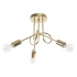 Chandelier LOOP 3 glossy gold