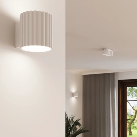 Ceiling lamp AURA 1 white Gx53
