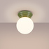 Ceiling lamp ZORI green IP44