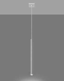 Ceiling pendant PASTELO 1 white + 1x LED Bulb G9 3000K Warm 4.5W 510lm