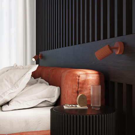 Ceiling lamp KARBON 2 red ochre