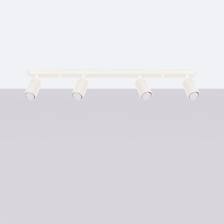 Ceiling lamp KARBON 4L beige