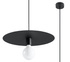 Pendant lamp FLAVIO black + 1x LED Bulb E27 4000K Cool White 7.5W 650lm