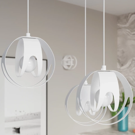 Pendant lamp TULOS 3P white