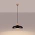 Ceiling lamp INDY black + x LED Bulb E27 3000K Warm 7,5W 620lm