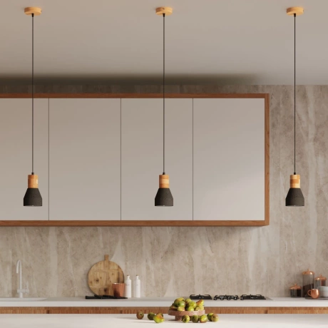 Pendant lamp QUBIC black