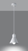 Hanging lamp TALEJA 1 white [E27] + 1x LED Bulb E27 4000K Cool 7.5W 650lm