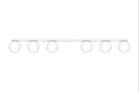 Ceiling lamp YOLI 6 white + 6x LED Bulb G9 3000K Warm 4.5W 450lm