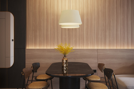 Chandelier CONO 45 white + 3x LED Bulb E27 3000K Warm White 7.5W 620lm