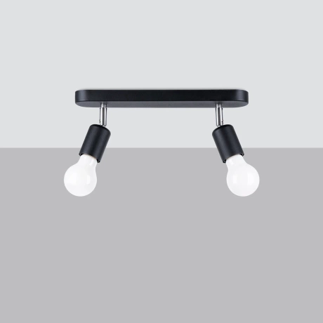 Ceiling lamp FORNES 2 black