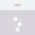 Pendant lamp HALO 3P beige